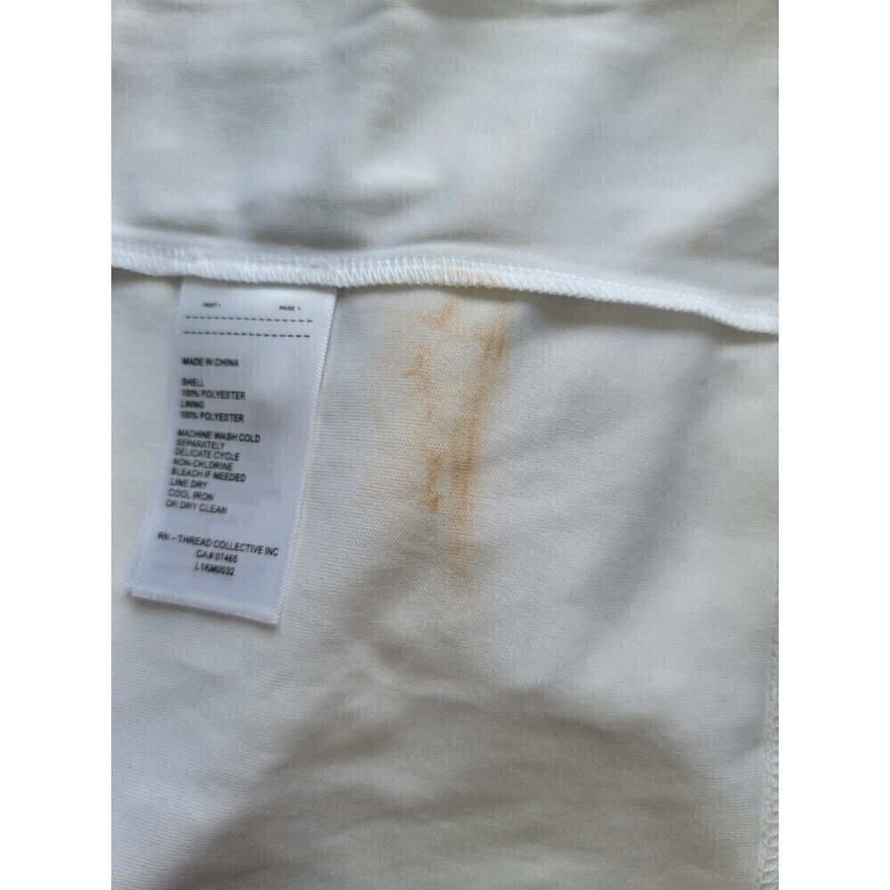 Laundry by Shelli Segal Floral Embroidered Lace Overlay Ruched Sleeve Blouse XS - Picture 4 of 6